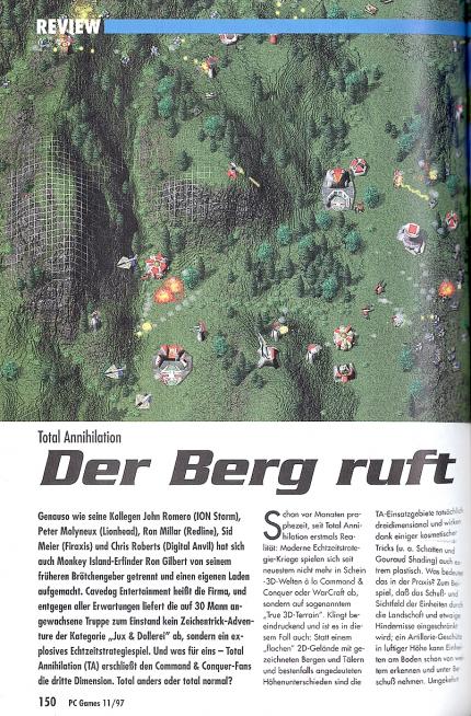 Total Annihilation im Klassik-Test
