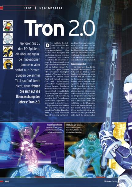 Tron 2.0 im Klassik-Test