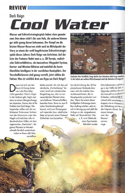 Dark Reign im Klassik-Test