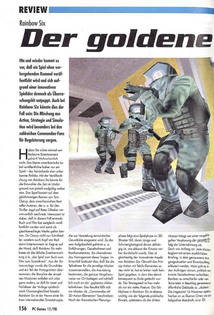 Rainbow Six im Klassik-Test