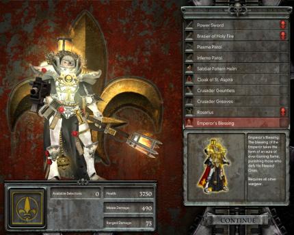 Für unsere Verdienste dürfen wir unsere Kommandantin
mit besserem Zubehör wie Rüstung, Fern- und Nahkampfwaffen aufwerten.