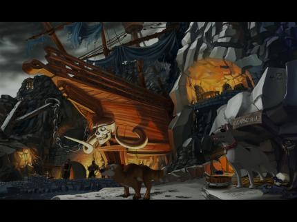 viel beschäftigt Am Verlauf der Geschichte gibt es wenig zu nörgeln, er ist gelungen. Wenn Momente wie ein Beleidigungs­duell (Monkey Island lässt schön grüßen) doch nur witziger wären! 
