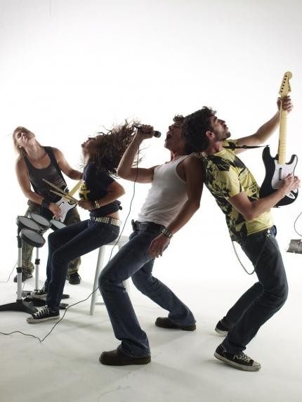 Werbung für Rockband: Musik als interaktives Medium.