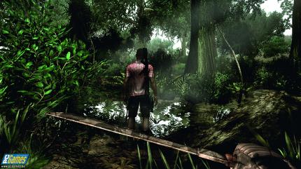Far Cry 2 bietet nicht nur Savanne und sengende Hitze. Abkühlung gibt's im Dschungel.