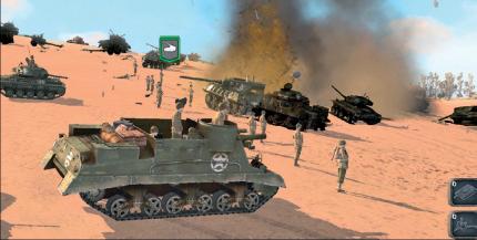 Ein Einzelgefecht mit zwei Computerparteien. Obwohl wir einfach die ganze Armee voranschicken und Bilder machen, gewinnen wir.