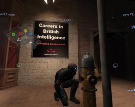 Werbung in Splinter Cell.