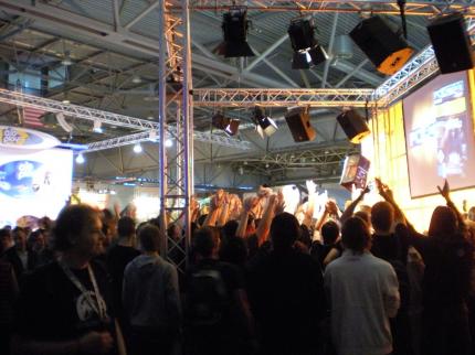 Rappelvoll: Bei den Bühnenshows der COMPUTEC-Redaktionen (PC Games, PC Games Hardware etc.) gab es fantastische Preise zu gewinnen.