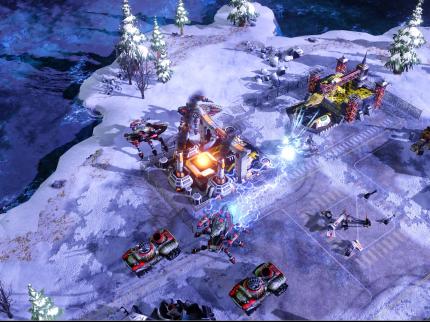 Oft überrennen erfahrende Profis nach wenigen Sekunden Anfänger bei Command & Conquer: Alarmstufe Rot 3.
