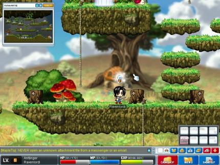 Gratis-Jump 'n' Run-Action-Online-Rollenspiel-Mix Maple Story
