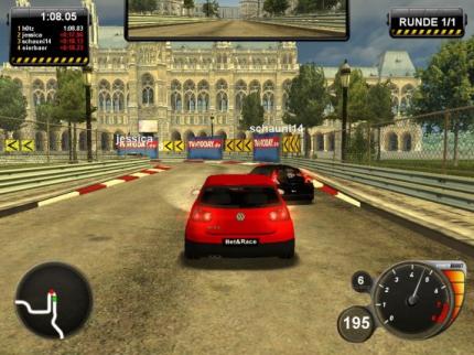 Clientbasiertes Spiel des Tages: Bet and Race