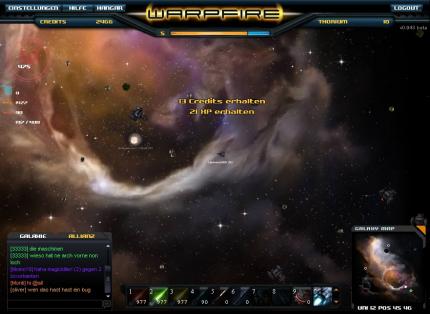 Browserspiel des Tages: Warpfire