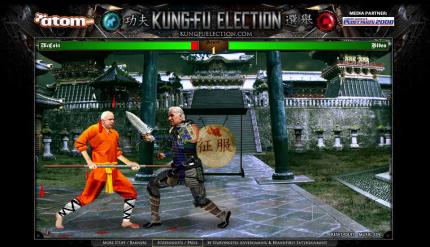 Flashspiel des Tages: Beat'em-Up Kung Fu Election