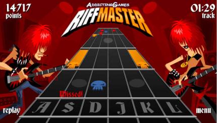 Flashspiel des Tages: Riff Master
