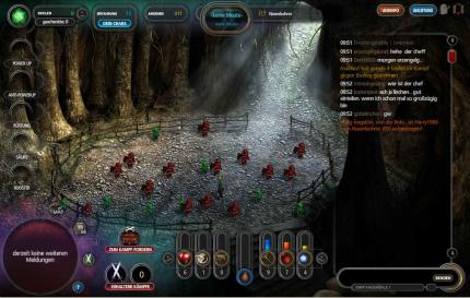 Die Starthöhle ist meist voller Mitspieler.