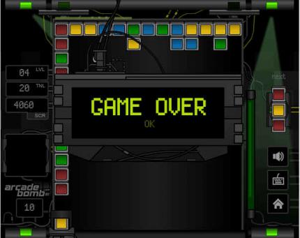 Sind Sie zu langsam, heißt es 'Game Over' in Boombox 2.