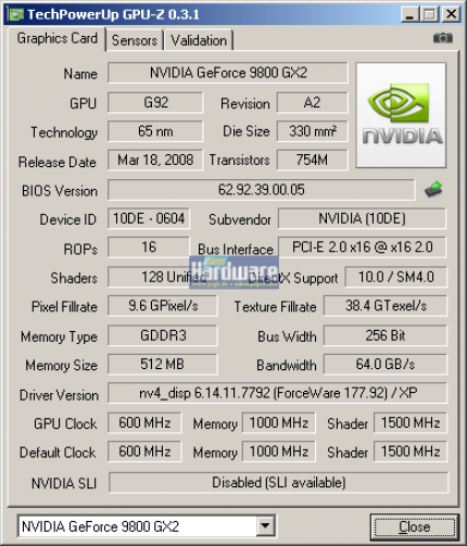GPU-Z 0.3.1 - das CPU-Z für Grafikkarten