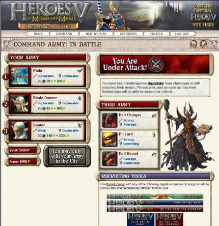 In Heroes Mini müssen Sie ständig mit Angriffen rechnen.