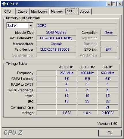 DDR2-RAM mit Realtakt 400MHz ist DDR2-800MHz