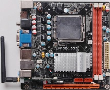 Platz 05: Zotac 9300-ITX WiFi, GeForce 9300, Mini-ITX