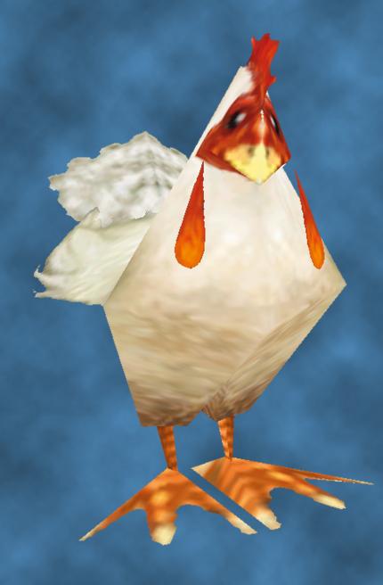Ein Huhn in World of Warcraft: /chicken!