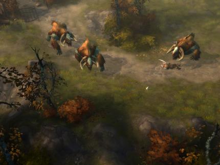 Diablo 3-Bestiarium: Die Bestie besitzt spitze Hörner.