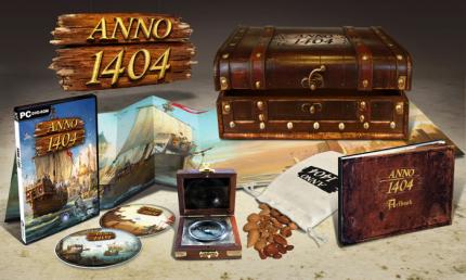 So wird die Anno 1404-Limited Edition beworben: Die Fülle an Mandeln täuscht - tatsächlich sind es nur fünf Kerne.