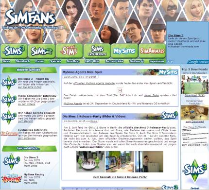 Daniel Reutter von simfans.de über Die Sims 3.