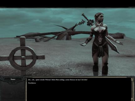 Divinity 2 - Lösung, weiterführender Screenshot: Der Geist von Sassan.