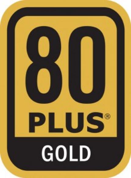 Das Symbol für eine '80 Plus Gold' Zertifizierung