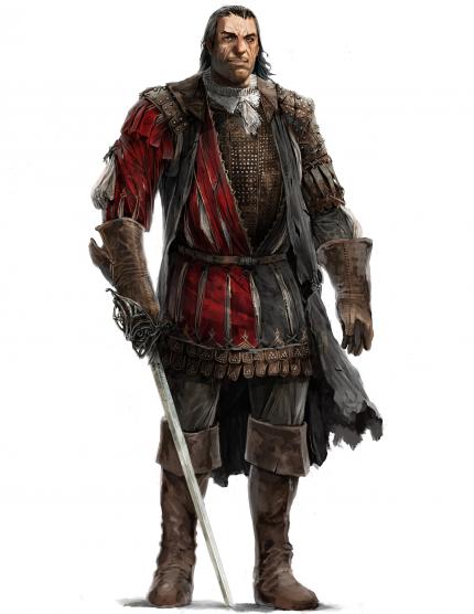 Mario, der Onkel von Ezio, ist der Anführer der Söldner.