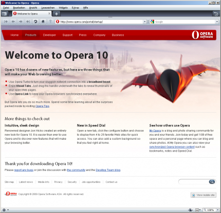 Opera Internetbrowser