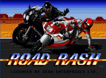 Das Titelbild von Road Rash.
