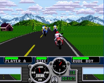 Die Grafik von Road Rash war damals top!