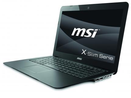 Das brandneue X-Slimline-X340-Notebook von MSI.