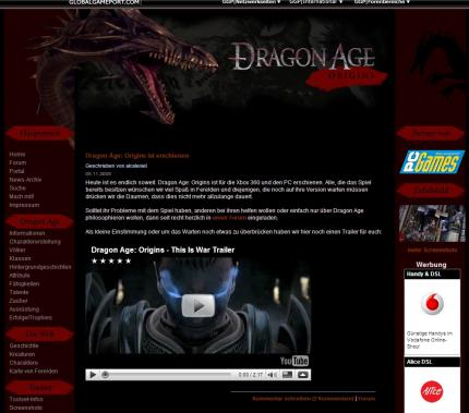 Dragon Age Fanseite