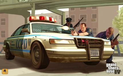 Ein Vorzeigebeispiel für Open World Games: GTA 4.
