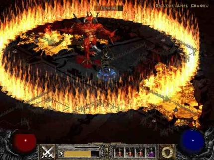 Am Ende von Diablo 2 darf man den Höllenfürsten persönlich herausfordern. Der Unhold ist natürlich wenig entzückt. 