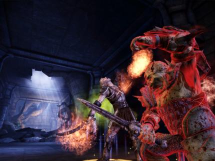Permanent wirkende Effekte auf Charaktere hebt Dragon Age durch leuchtende Auren hervor. Nicht unbedingt hübsch, aber dafür deutlich erkennbar.