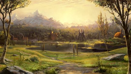 <strong>Same same but different:&nbsp;</strong>Diese alte Konzeptzeichnung für das Lionhead-Meisterwerk Fable 2 erinnert doch stark an das neue Albion, welches aktuell von Playground zusammengschustert wird.&nbsp;