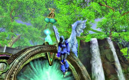 Flügel Fliegen spielt in Aion eine wichtige Rolle. Unbegrenzt Flugzeit haben Sie aber nicht.