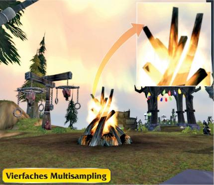 Vierfaches Multisampling