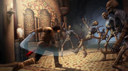 Diese Skelett-Krieger, die Standard-Gegner im Spiel, sind nur in Überzahl gefährlich.