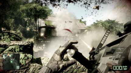 Statt Gegner umständlich zu flankieren, reicht es in Bad Company 2 oft aus, einfach deren Versteck zu zerstören.