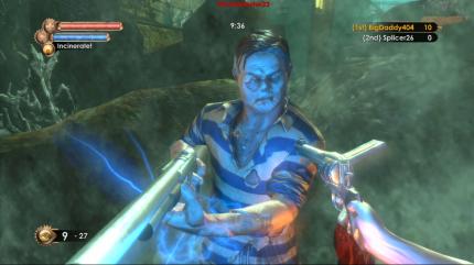 Die genmanipulierten Menschen in Bioshock 2 haben scheinbar jede Menschlichkeit verloren - und werden so zum unberechenbaren Feind. 