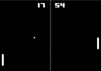 Pong hat Millionen Menschen trotz minimalistischer Grafik fasziniert.
