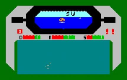 Sub Hunt auf Mattels Intellivision: Aus unförmigen Brocken werden stolze Schlachtschiffe.