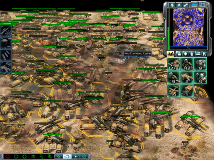 Ein klassischer Tankrush/-spam in Command & Conquer.