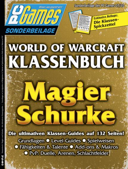 Das neueste PC-Games-Klassenbuch widmet sich den WoW-Klassen Magier und Schurke.