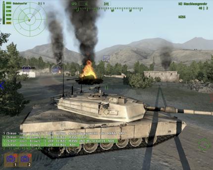 Schon früh dürfen Sie Panzer fahren. Schön, wenn die Fahrzeug-KI mitspielen würde! Dieser feindliche Soldat rennt stur an uns vorbei - genau wie das Dutzend Kollegen, das ihm folgt.