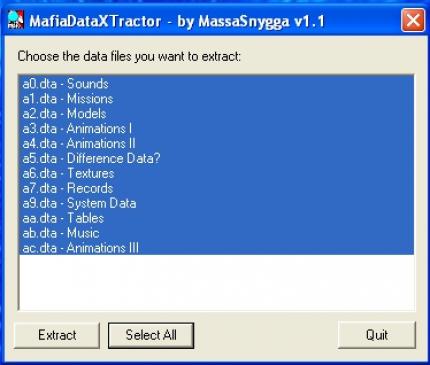 Der Mafia Data Xtractor v1.1